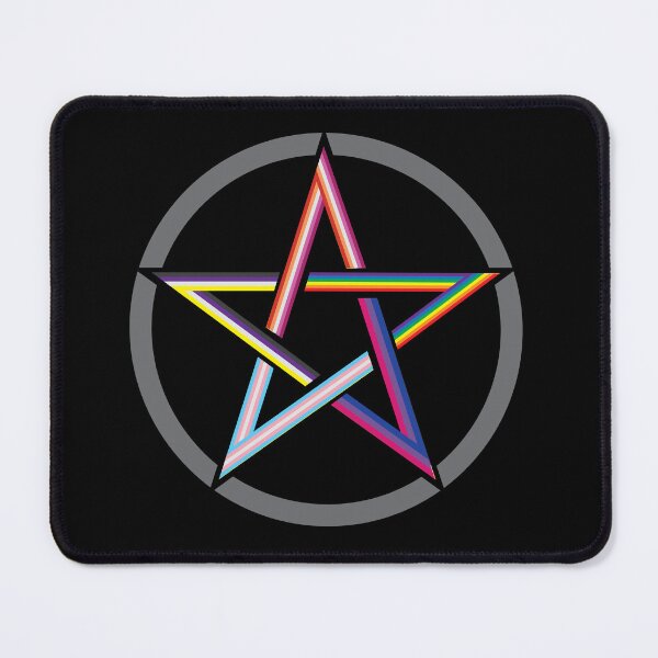 Item preview, LGBTQ Pentagram grey designed and sold by TheirChoice.