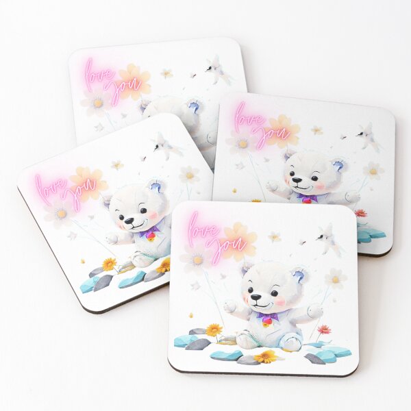 Item preview, White Polar Love You designed and sold by ShopULove.