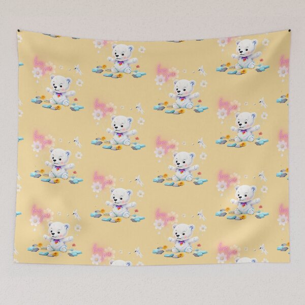 Item preview, White Polar Love You designed and sold by ShopULove.