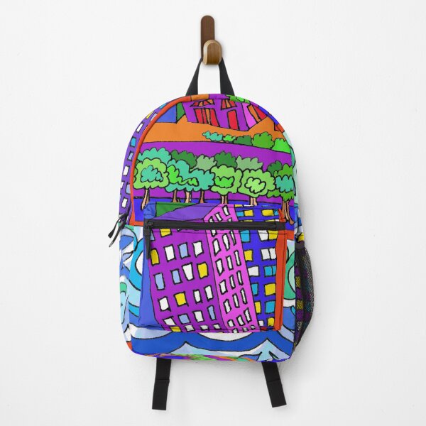 Item preview, City Skyline on the Wavy Water designed and sold by RhondaChase.