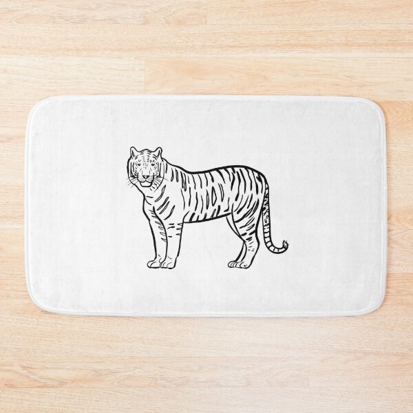 Item preview, Stick figure tiger - Welshdesigns designed and sold by welshdesigns.