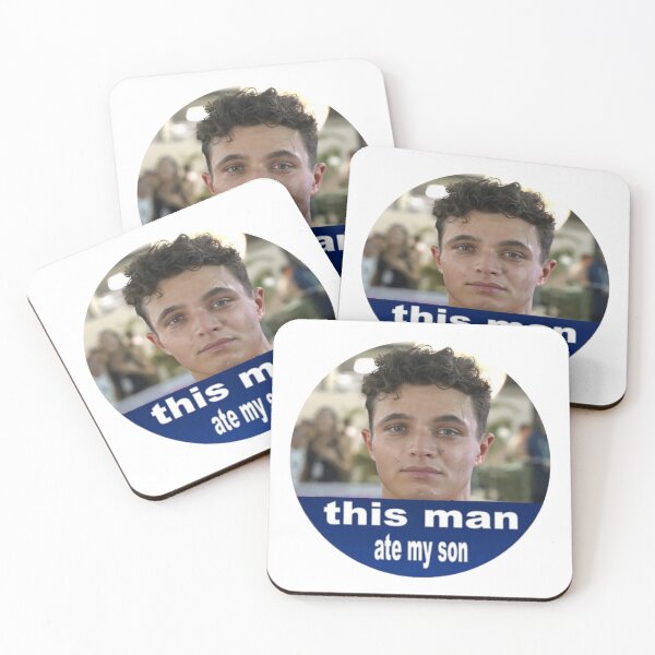 Item preview, This man ate my son Lando Norris designed and sold by F1memestickers.