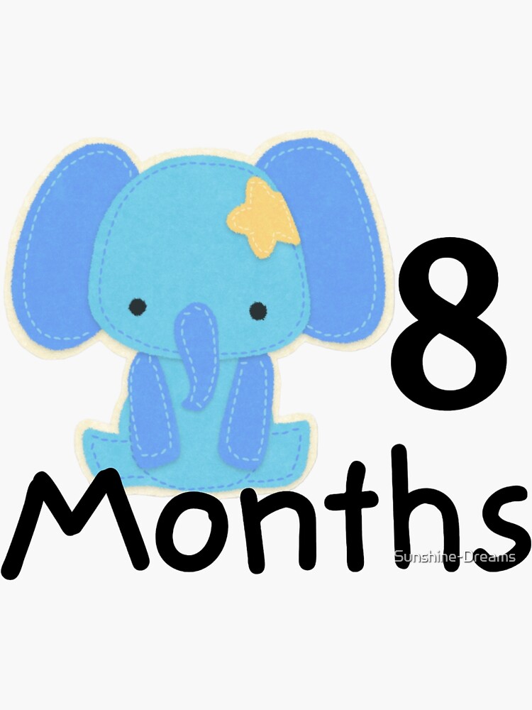 Sticker Happy Months Old Baby Felt Digit Baby Month Milestone Card