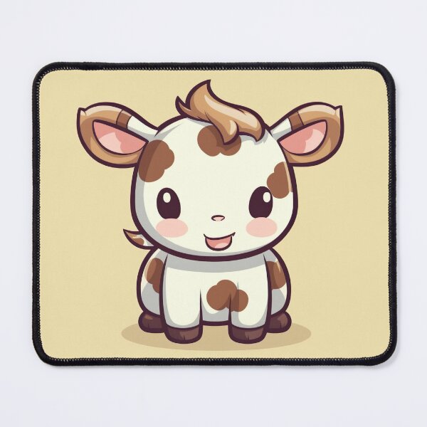 Artikelvorschau, Cheerful Little Cow - Joy and Fun entworfen und verkauft von Neuronexia.