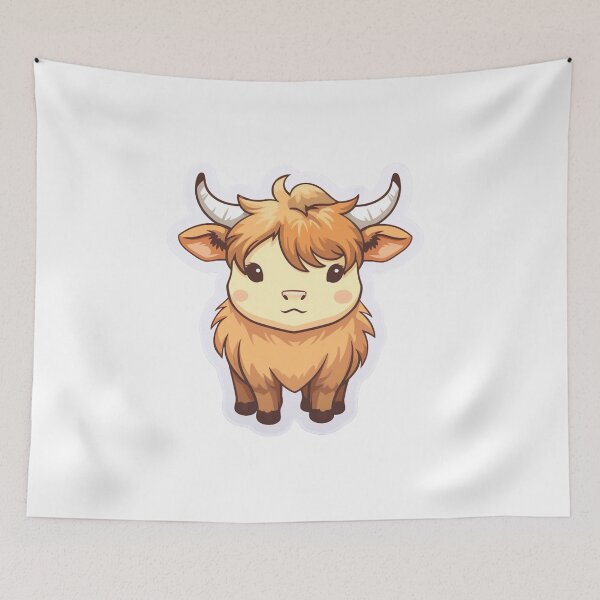 Item preview, Gentle Little Cow - Sweetness and Serenity designed and sold by Neuronexia.
