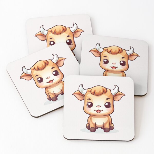 Item preview, Mischievous Little Cow - Smiles and Pranks designed and sold by Neuronexia.
