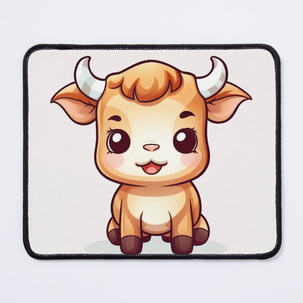 Item preview, Mischievous Little Cow - Smiles and Pranks designed and sold by Neuronexia.