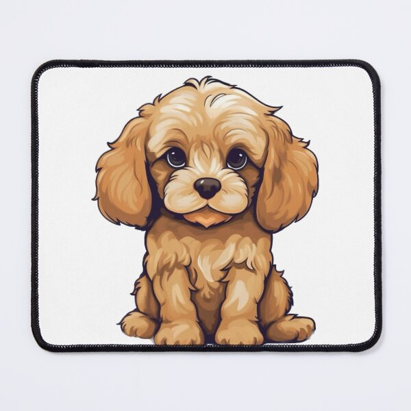 Item preview, Cute Cartoon Apricot Cavapoo Puppy Dog designed and sold by EpicFoxArt.