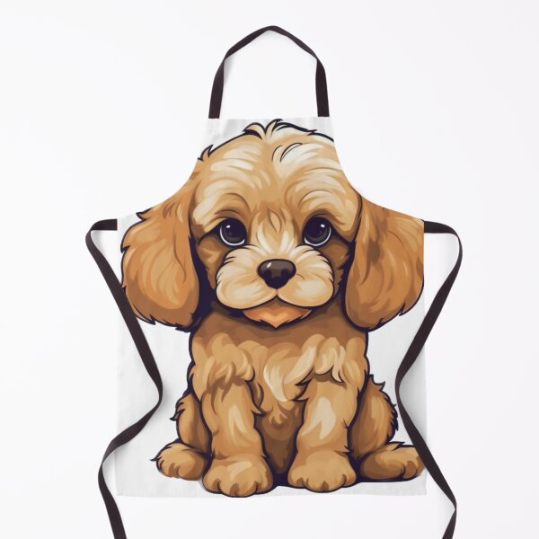 Item preview, Cute Cartoon Apricot Cavapoo Puppy Dog designed and sold by EpicFoxArt.