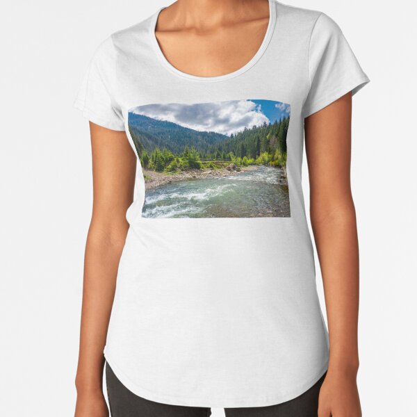 Tereblya river of Carpathan mountains Premium Scoop T-Shirt