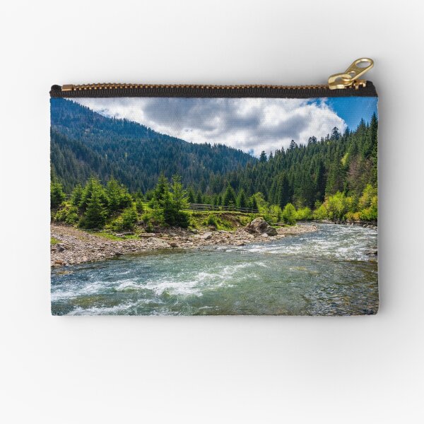 Tereblya river of Carpathan mountains Zipper Pouch