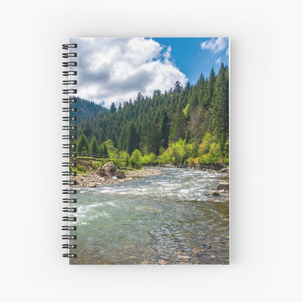 Tereblya river of Carpathan mountains Spiral Notebook