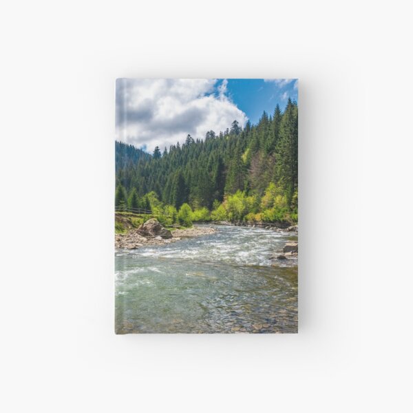 Tereblya river of Carpathan mountains Hardcover Journal