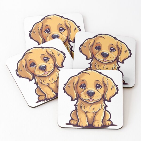 Item preview, Cute Cartoon Golden Labrador Retriever Puppy Dog designed and sold by EpicFoxArt.