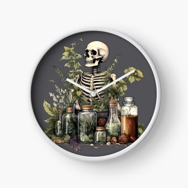 Item preview, Sprouting Bones: The Flora-Infused Apothecary Skeleton designed and sold by Tabble-Dabble.