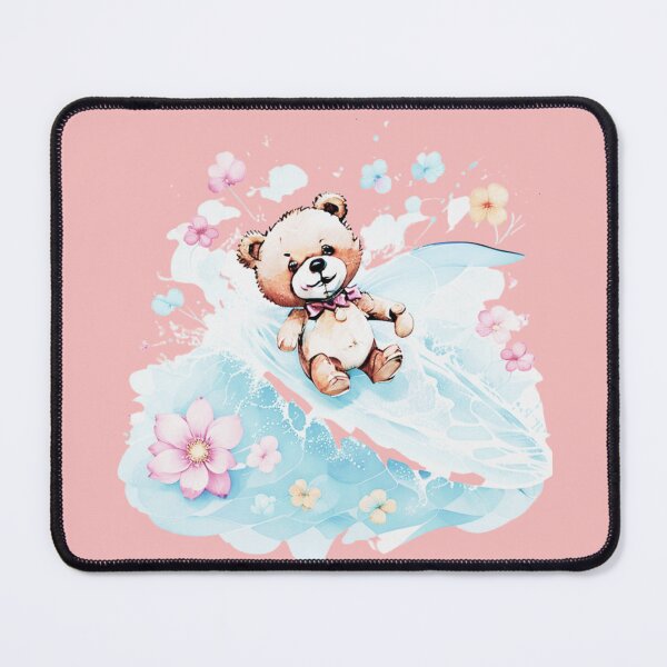 Item preview, Browny Bear Playing Wave of Flowers designed and sold by ShopULove.