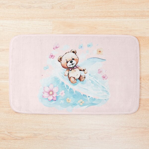 Item preview, Browny Bear Playing Wave of Flowers designed and sold by ShopULove.