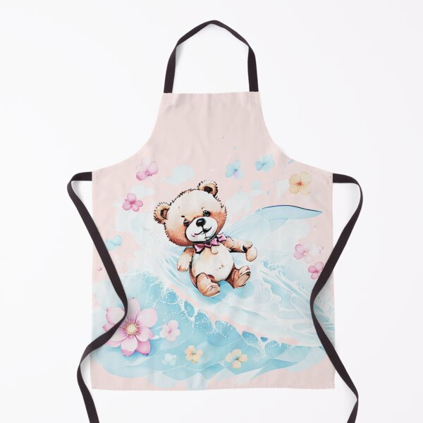 Item preview, Browny Bear Playing Wave of Flowers designed and sold by ShopULove.