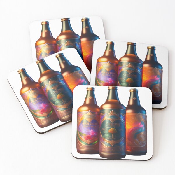 Item preview, Psychedelic Elegance: A Surreal Beer Odyssey - Sober Sips designed and sold by SoberSips.