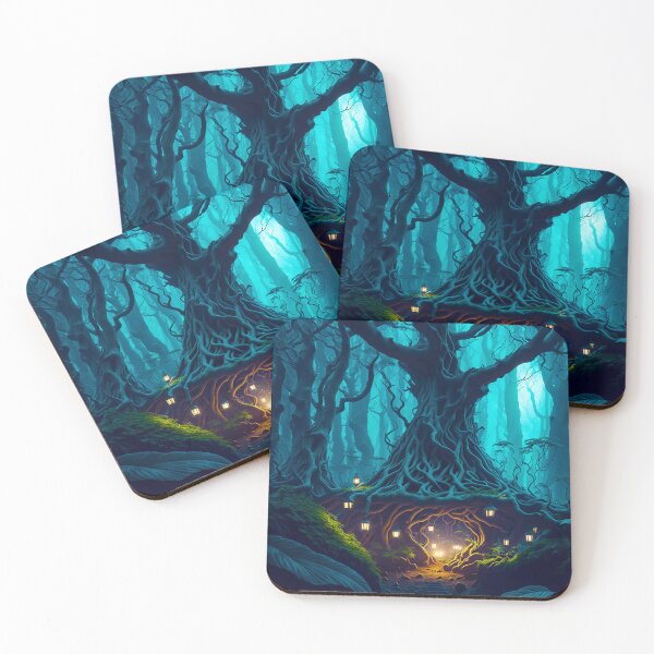 Item preview, Portal Forest tree fantasy art designed and sold by ZenStickConcept.