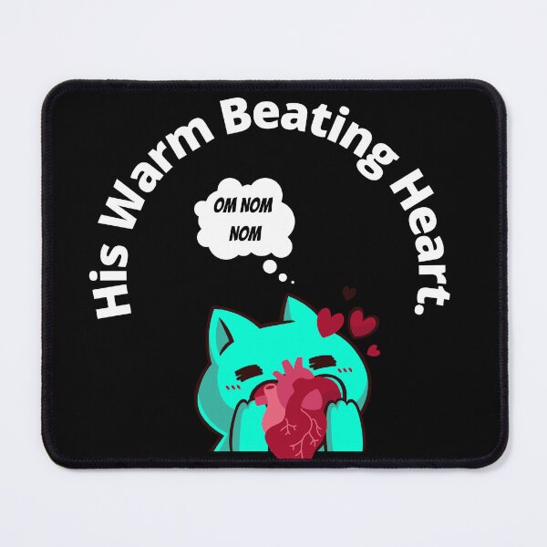 Item preview, Cat Eating a Warm Beating Heart designed and sold by 6 Ex Boyfriends.