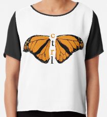 CTRL BUTTERFLY Chiffon Top
