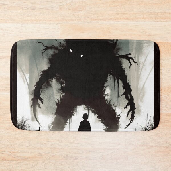 Item preview, Enigmatic Woodland Scene with Boy and Monster - Artwork in the Style of Marko Manev and Jeff Soto designed and sold by CosmicScare10.