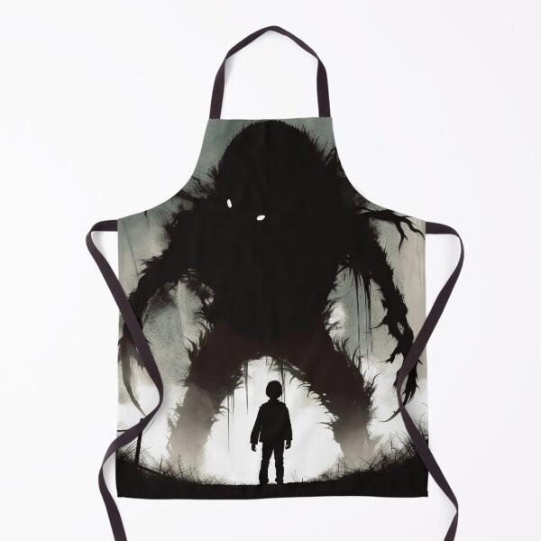 Item preview, Enigmatic Woodland Scene with Boy and Monster - Artwork in the Style of Marko Manev and Jeff Soto designed and sold by CosmicScare10.