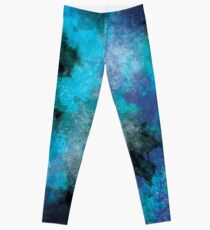 Legging Aqua Blue Galaxy
