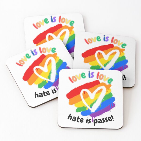 Item preview, Love is Love , Hate is Passe | Happy Pride Month! designed and sold by HROC.