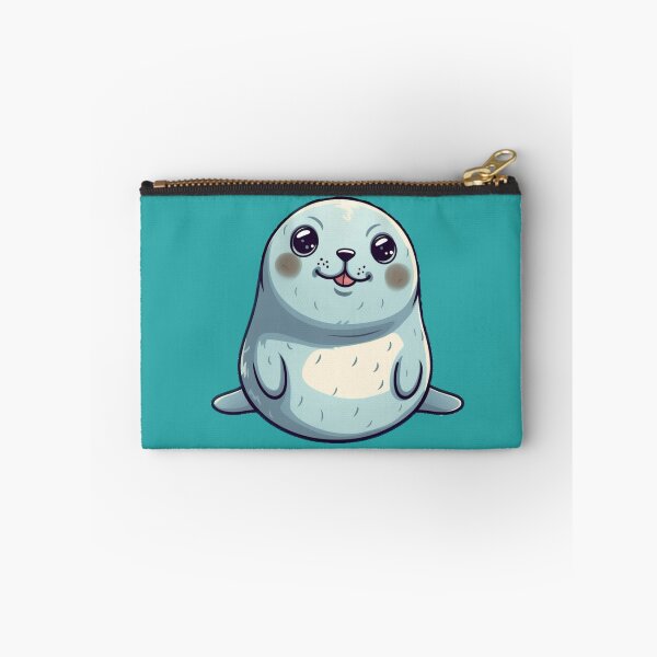 Item preview, Cute Cartoon Happy Baby Seal designed and sold by EpicFoxArt.