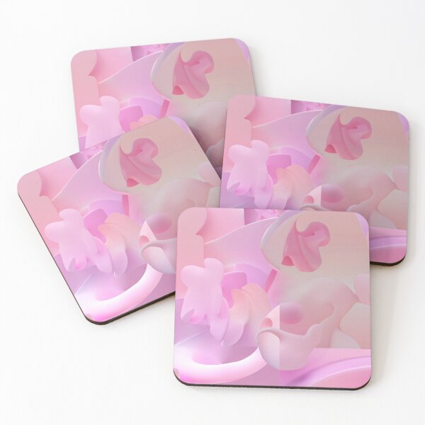 Item preview, Pink 3D shapes designed and sold by 21ayh.