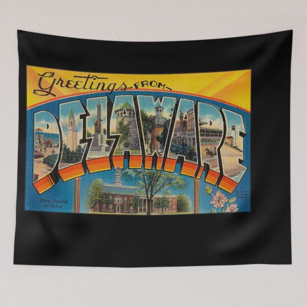 Item preview, Greetings from Delaware Vintage 1930's Postcard designed and sold by SeaStories88.