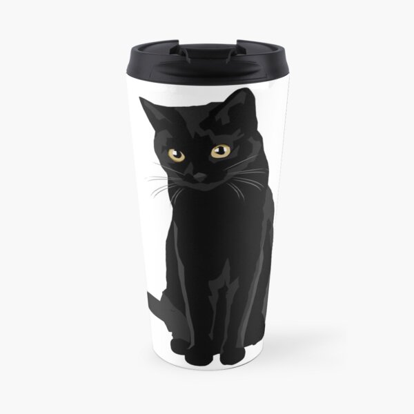 Black Cat Travel Mug