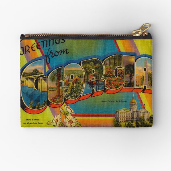 Item preview, Greetings from Georgia Vintage 1930's Postcard designed and sold by SeaStories88.