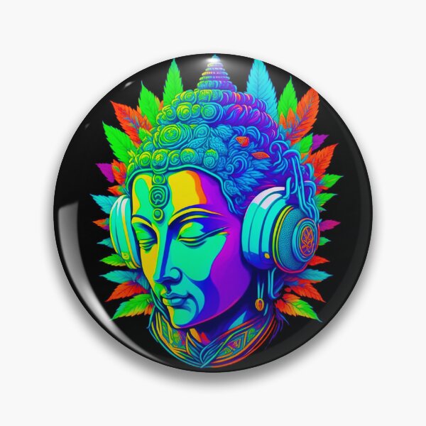 Item preview, Bliss out buddha, digital art designed and sold by ZenStickConcept.