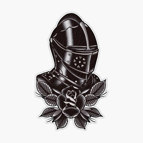 Spartan Helmet Tattoo Design for Men