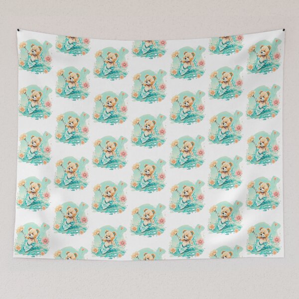 Item preview, Splashing Browny Teddy designed and sold by ShopULove.