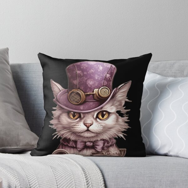 Aperçu de l'œuvre Chat Steampunk au chapeau créée et vendue par bellabitis.