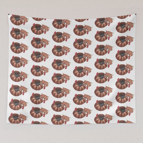 Item preview, Sleeping Red Panda designed and sold by chillaxcats.
