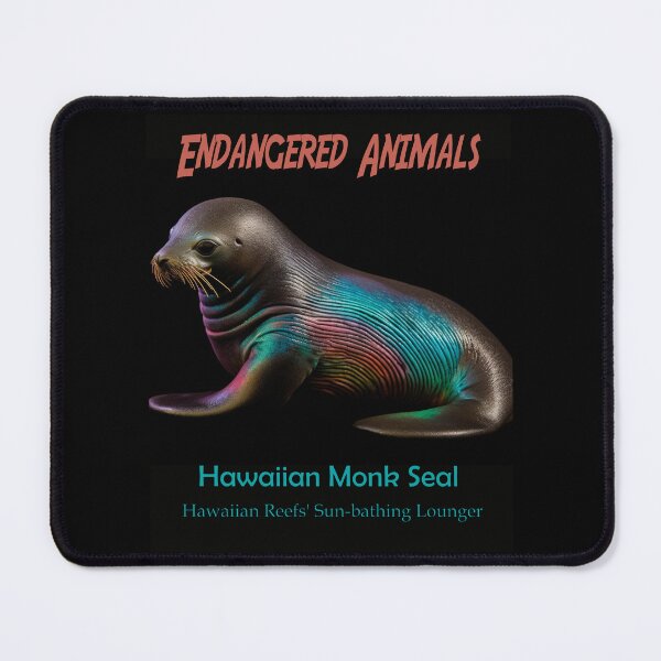 Item preview, Hawaiian Monk Seal: Hawaiian Reefs' Sun-bathing Lounger designed and sold by JLCableStudio.