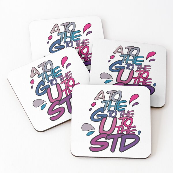 Artikelvorschau, A bis G bis U bis STD | Funky Text | BTS entworfen und verkauft von WarmlyArts.