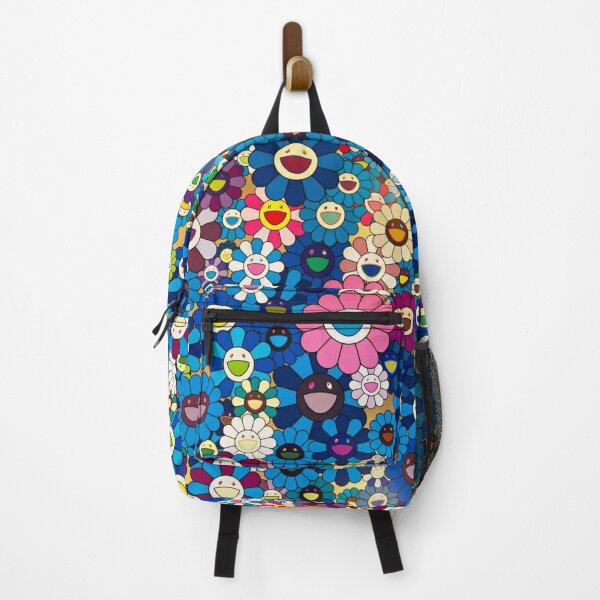 Takashi Murakami Rainbow Flower Plush Backpack - Yellow Backpacks, Handbags  - TKMRK20320