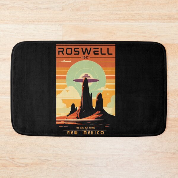 Item preview, Vintage Roswell UFO Sightings Graphic designed and sold by Artificially Inked.