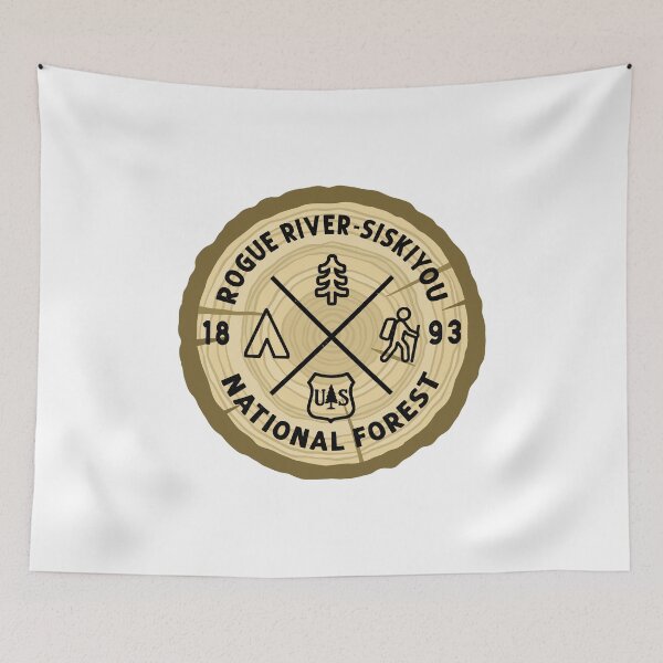 Item preview, Rogue River-Siskiyou National Forest Log Slice designed and sold by VanyaKar.