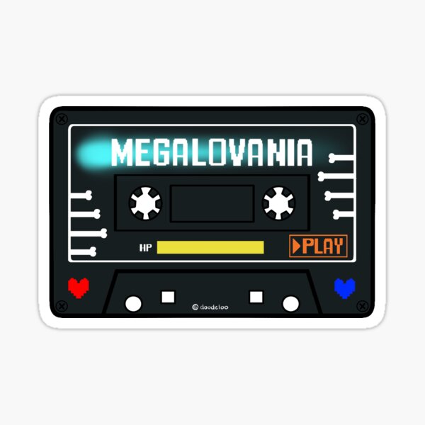 Cassette Megalovania Sticker