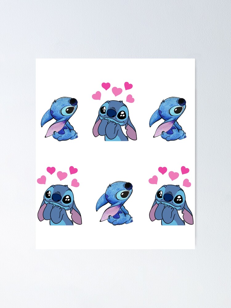 cute Stitch in Bow Sticker for Sale by Scenic