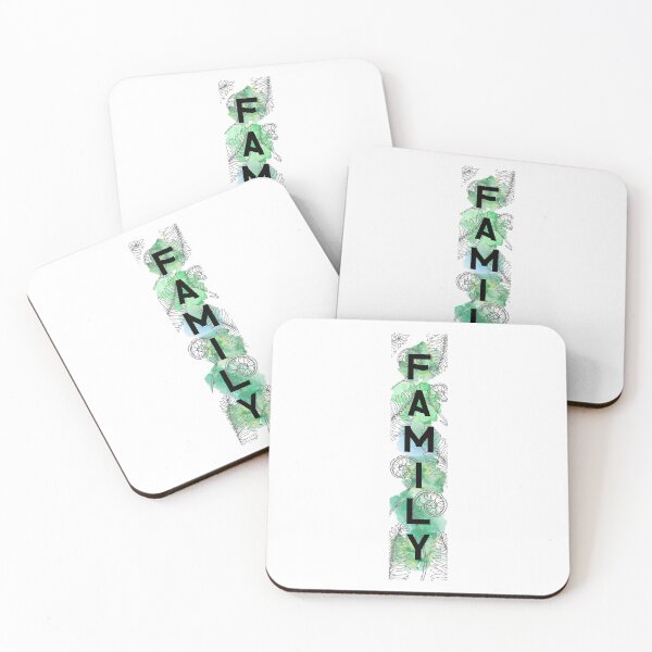 Item preview, FAMILY LETTER SPLASH designed and sold by NixieNoo.