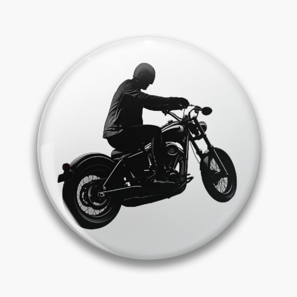 Item preview, Motorcycle rider silhouette designed and sold by Stickermagician.