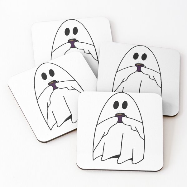Item preview, Ghost Drinking Coffee designed and sold by ScorpioStellium.